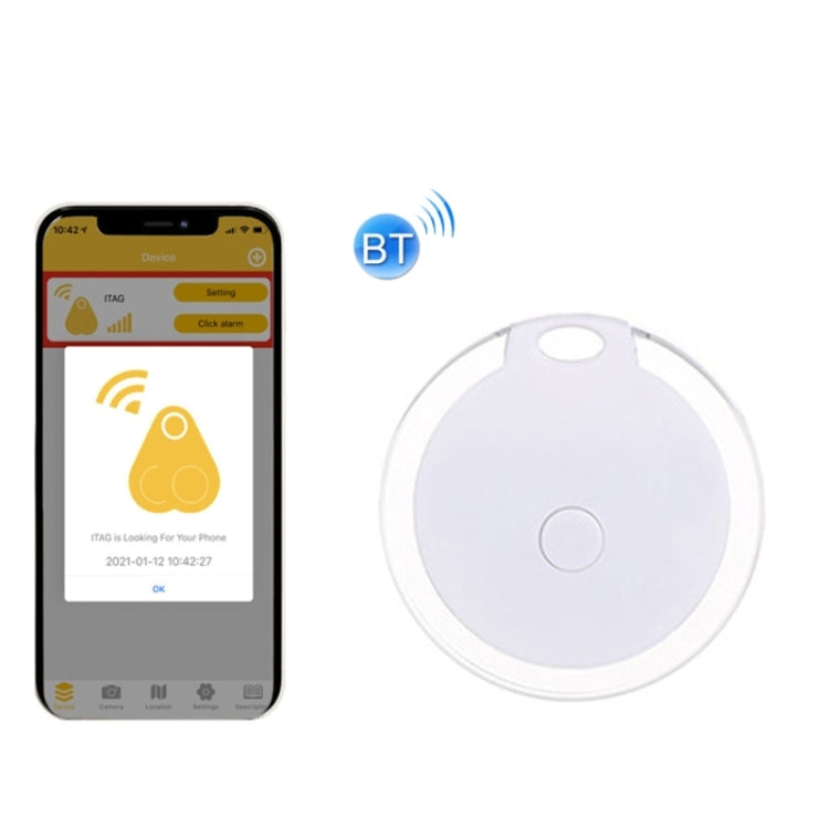 2 PCS Round Bluetooth Anti-Lost Device Mobile Phone Key Two-Way Object Finding Alarm 2 PCS Round Bluetooth Anti-Lost Device Mobile Phone Key Two-Way Object Finding Alarm